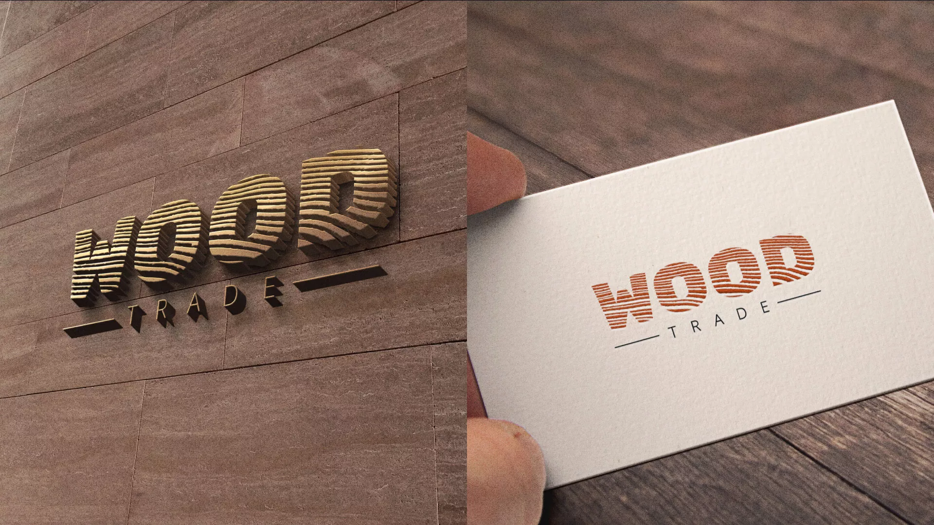 Разработка логотипа для компании «Wood Trade» в Усть-Каменогорске