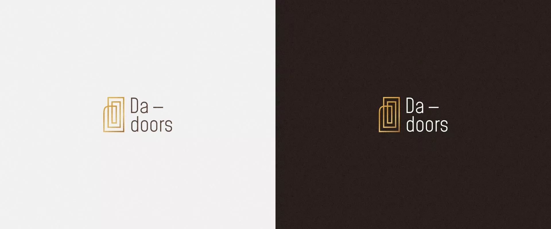 Разработка логотипа для компании «DA-DOORS» в Усть-Каменогорске